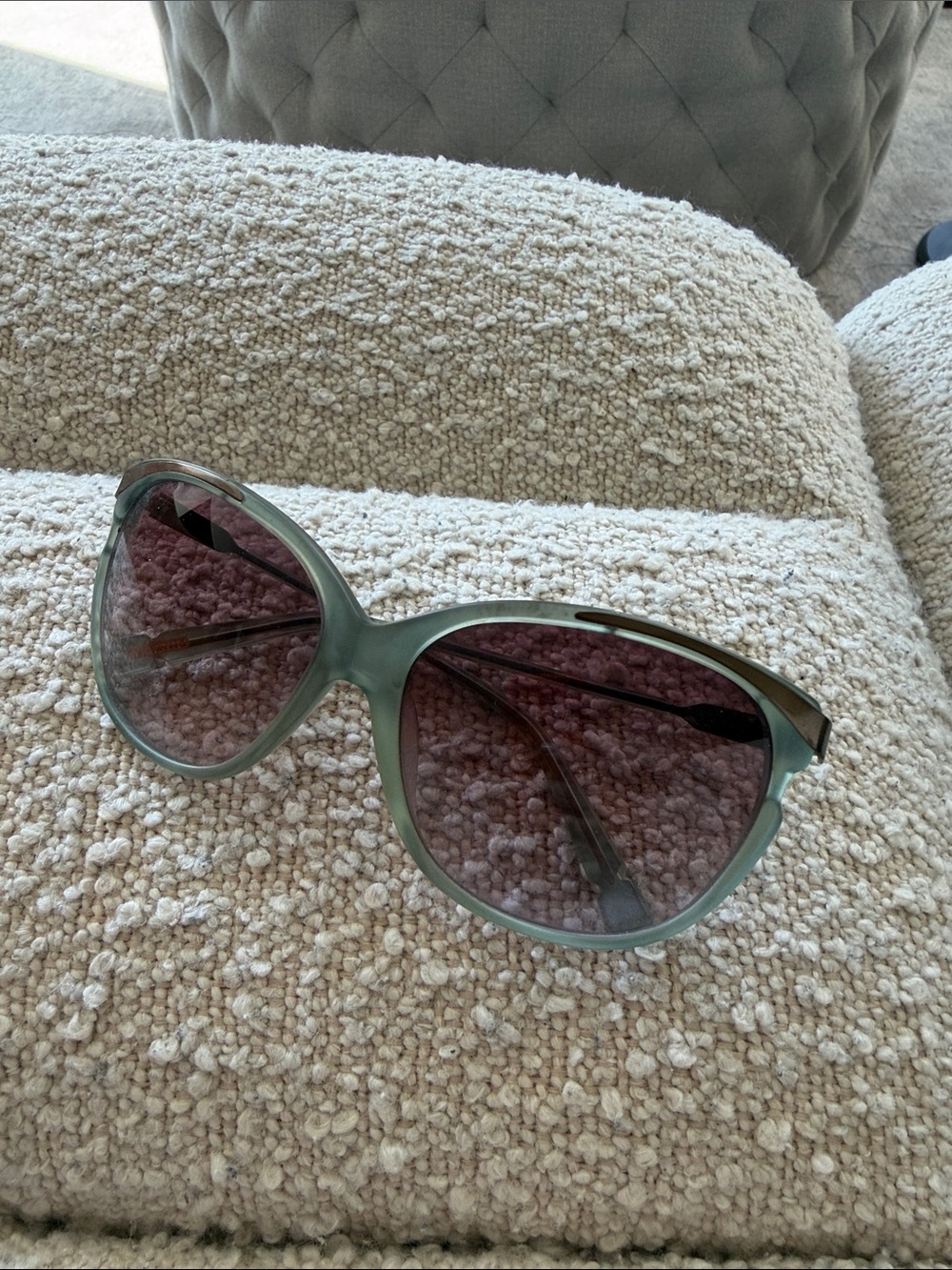 Jason Wu Classic Oversized Women’s Sunglasses - Mint Frame with Gradient Lenses